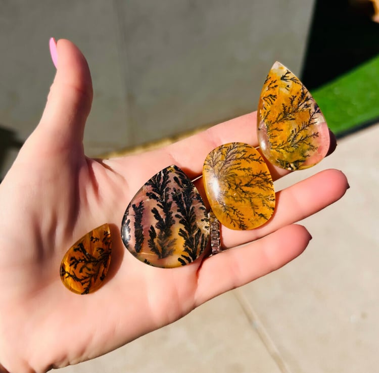 Dendritic Quartz- Leslie Herbert Jewelry